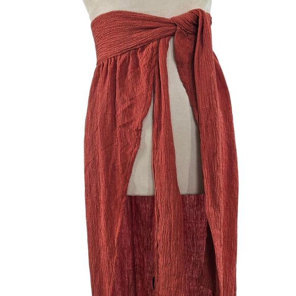 Savannah Morrow Sarong‎ Red Terracotta XXS - Picture 5 of 8